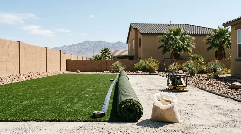 Residential Artificial Grass Installation Henderson